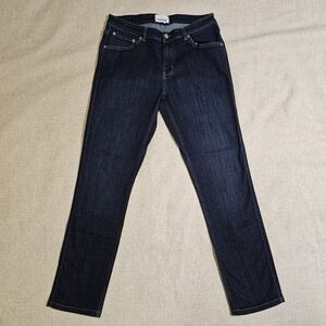 DU/ER Men's Mid Rise Deep Indigo Wash Slim Jeans Size 30x30